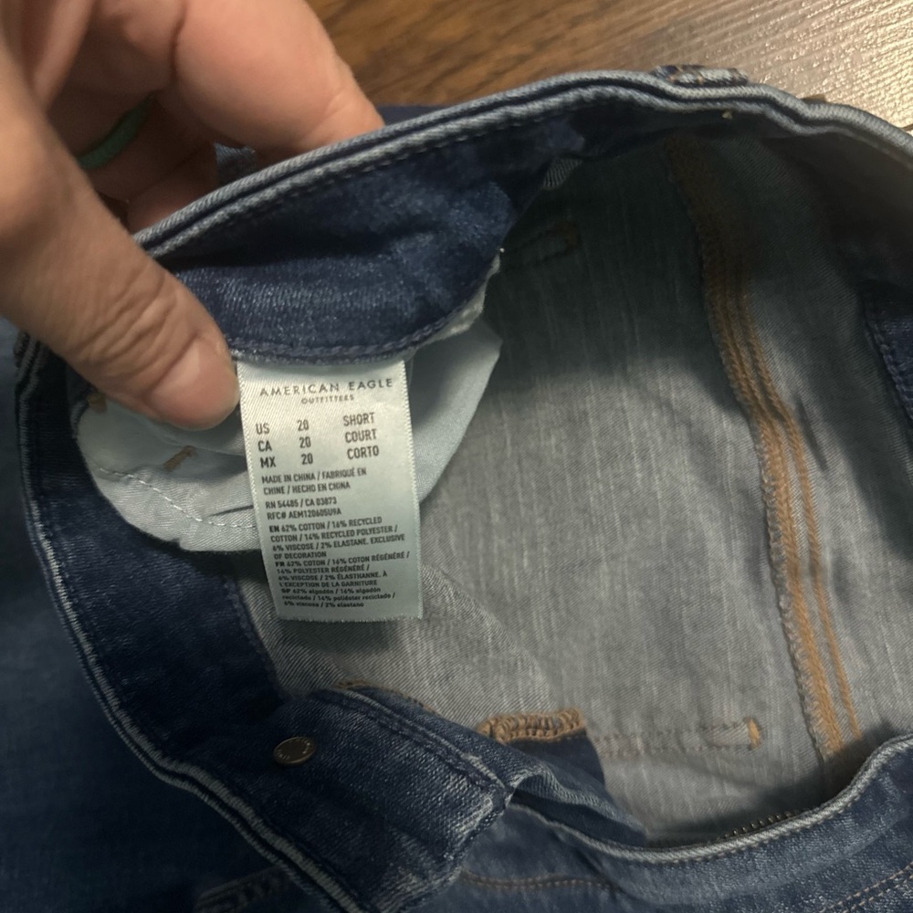 American Eagle Outfitters Women's Indigo Skinny Jeans - Picture 3 of 4